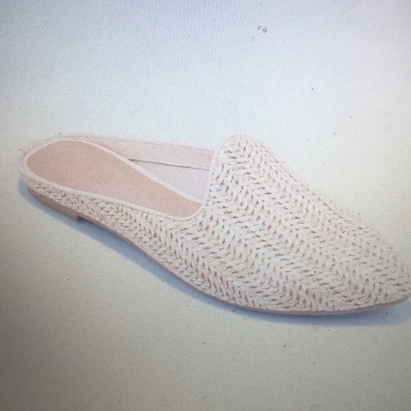 Women’s violet woven backless mule - Picture 1 of 2